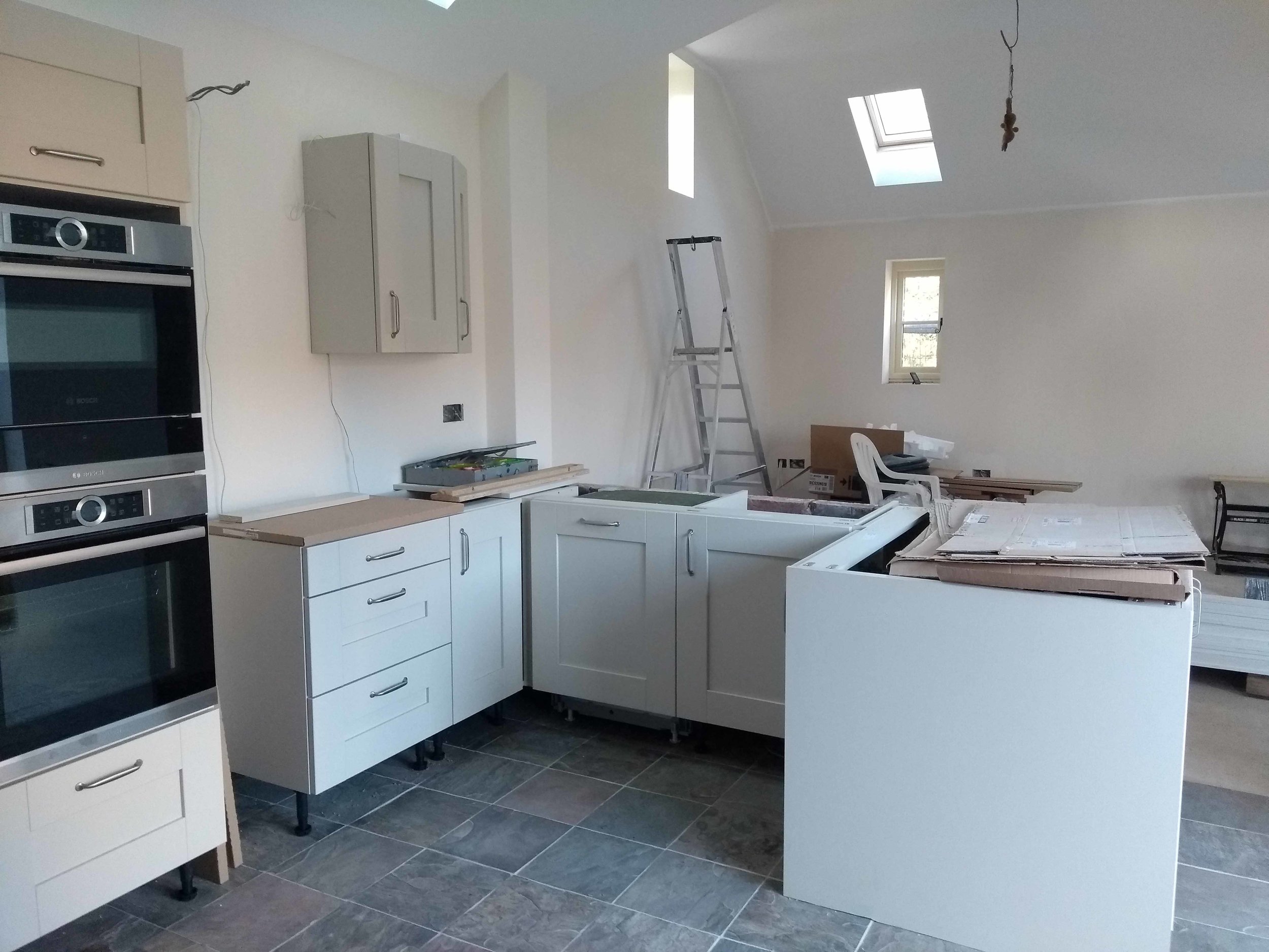 Kitchen from the utility room