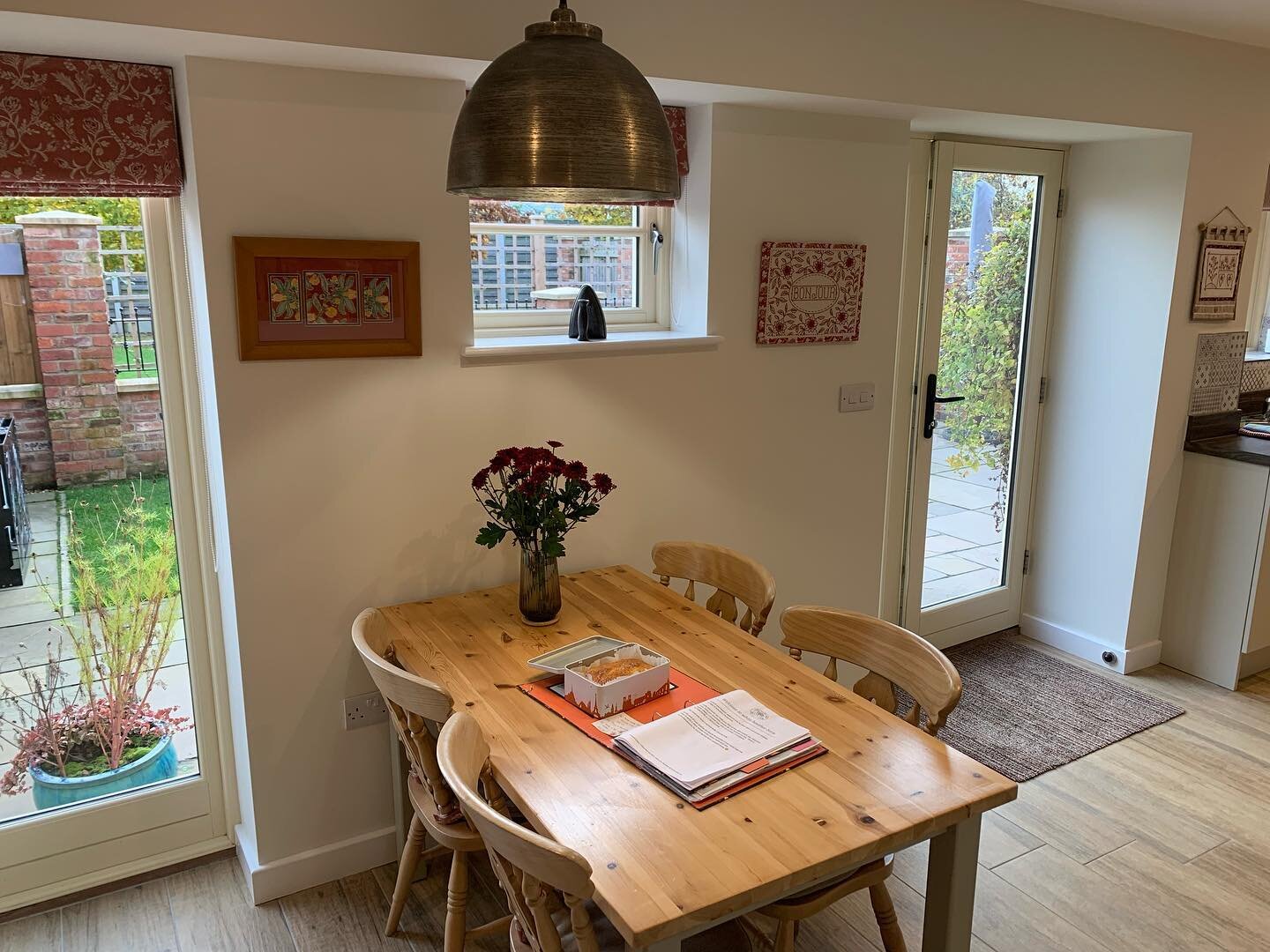 White Heather Barn holiday cottage is all ready and waiting for our next guests&hellip;&hellip;home made lemon drizzle cake and a bottle of fizzy, a basket of logs for the log burner and the hot tub is almost back to temperature after it&rsquo;s chan