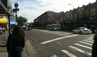 Hunts Point. Notice the 80's style on the hip redhead on the left.