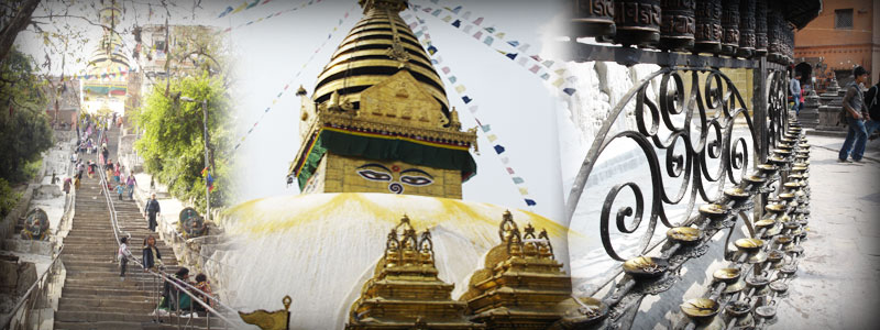 Kathmandu has a number of World Heritage sites including the Swayambunath Temple, or Monkey Temple and Durbar Square.
