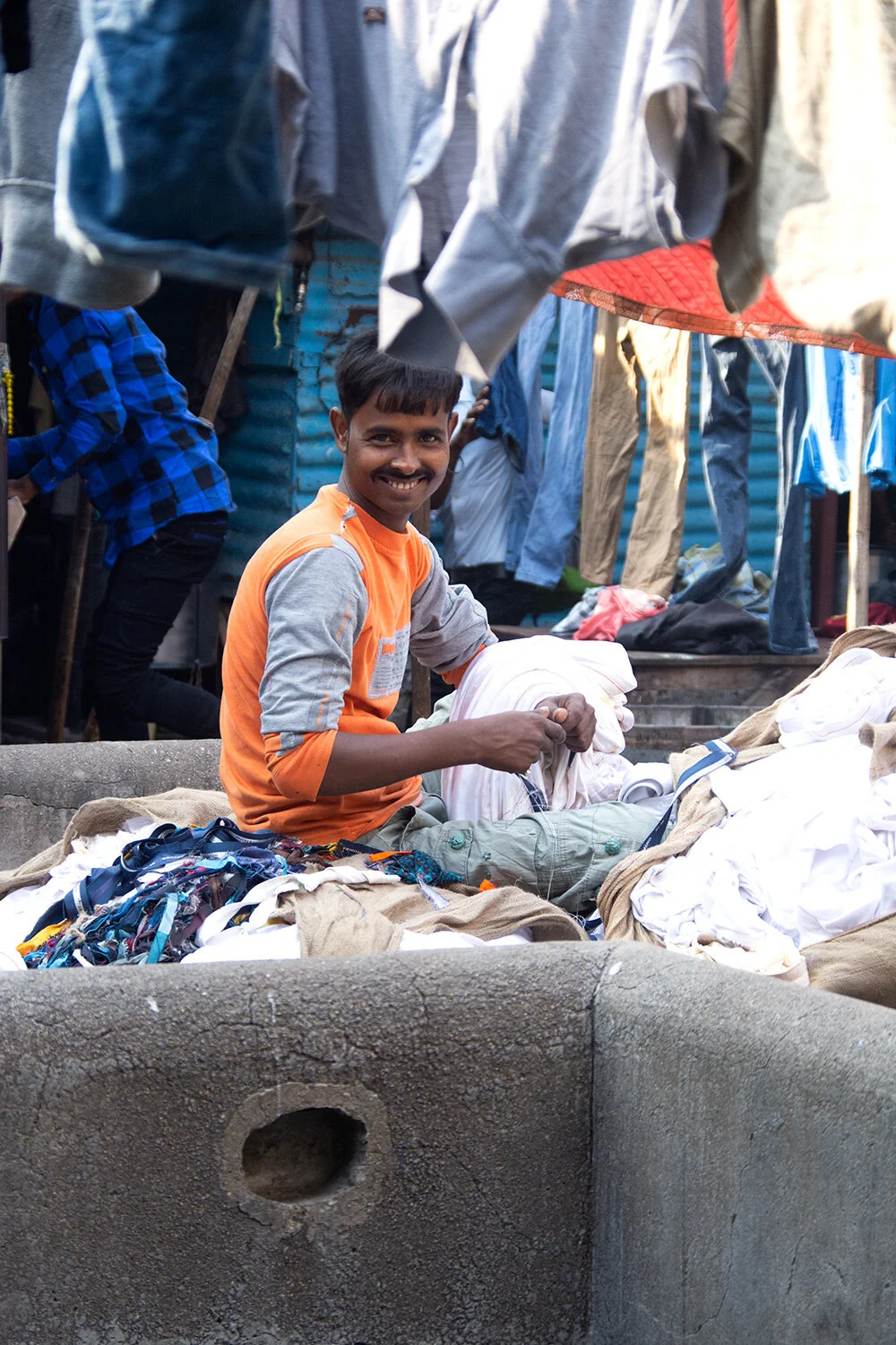 Laundryman, Dhobi Gat, Mumbai