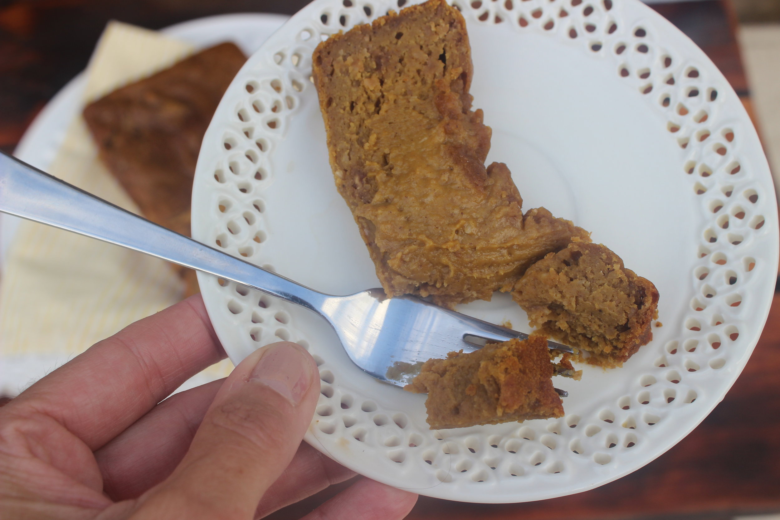 Slice of Pumpkin Loaf