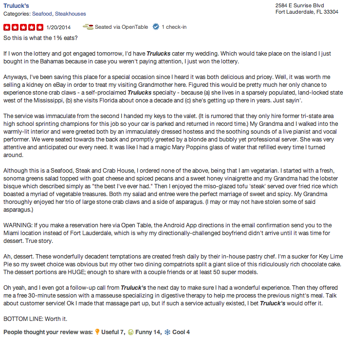 Review / Food & Beverage