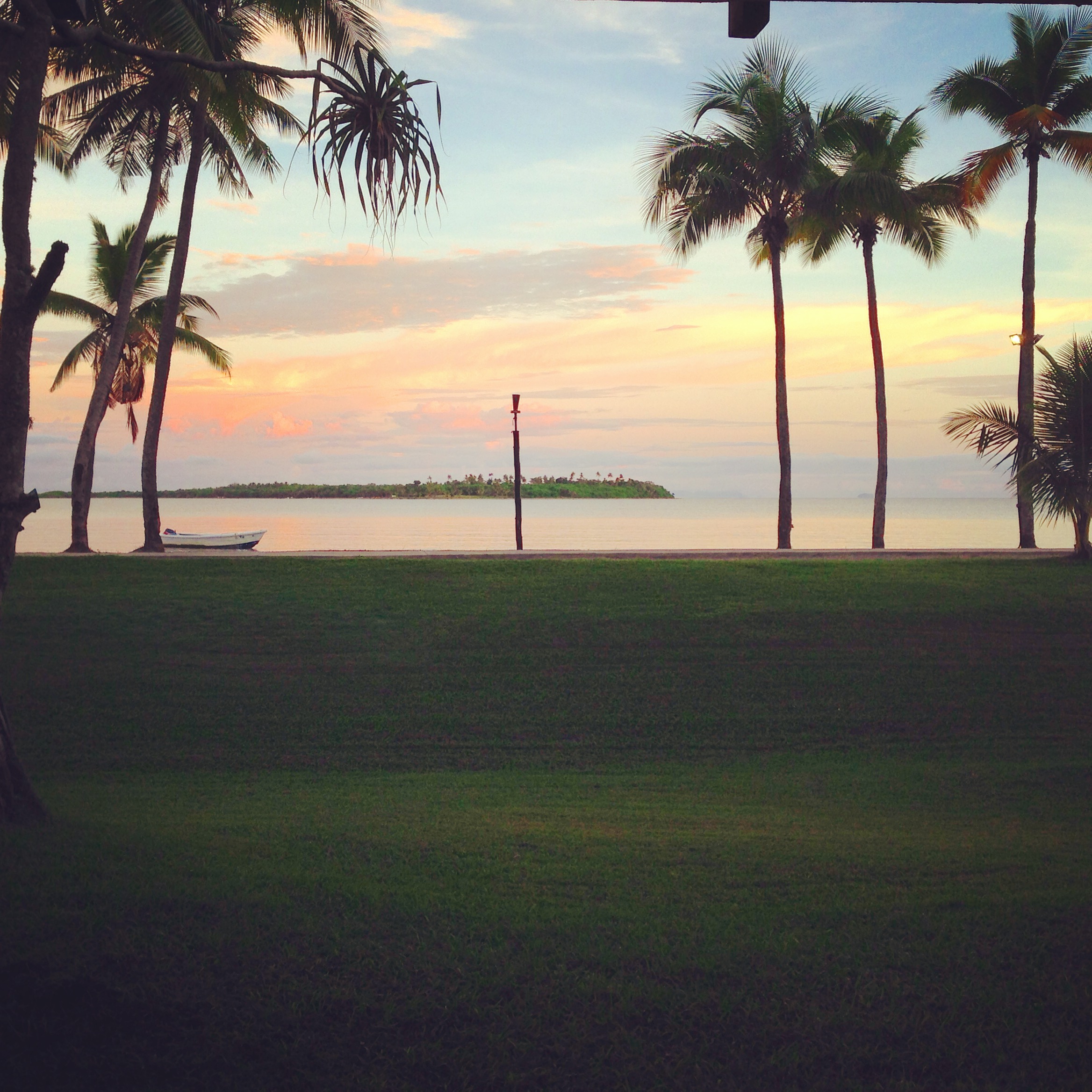  The view from my patio at sunrise.&nbsp; 