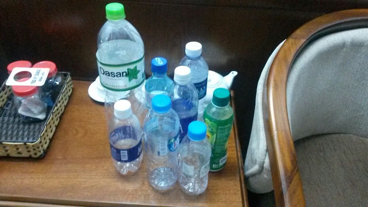 Just a fraction of the amount of bottled water consumed during a weeklong trip to Vietnam. 