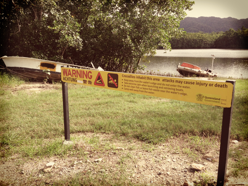 I saw this sign on several occasions. 
