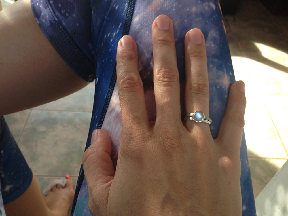 My blue moonstone