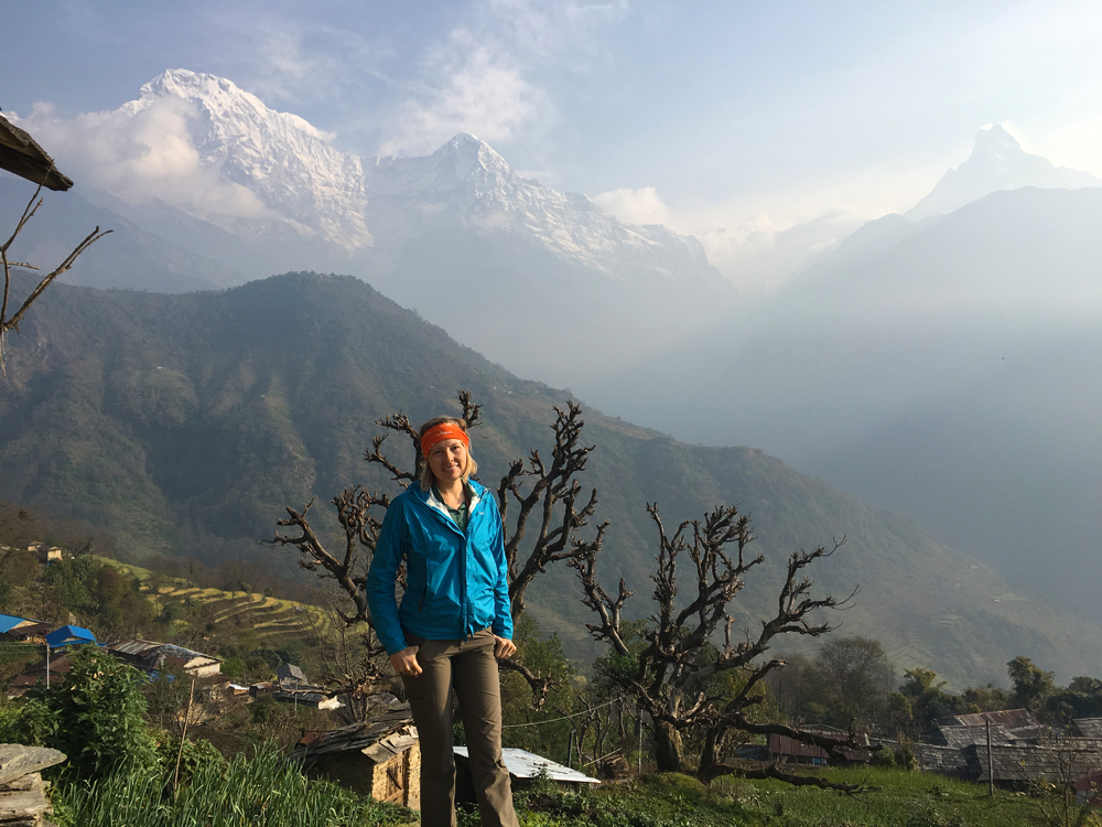 The amazing view from Ghandruk 