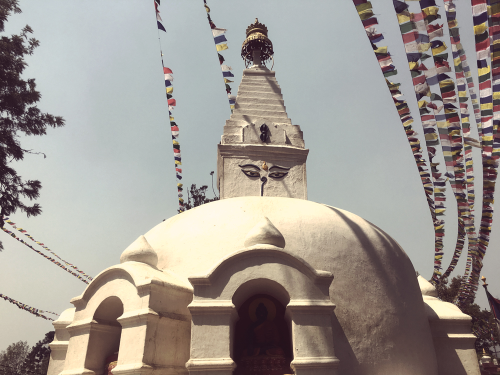 Swayumbunath Stupa (aka the Monkey Temple) near Kathmandu, Nepal