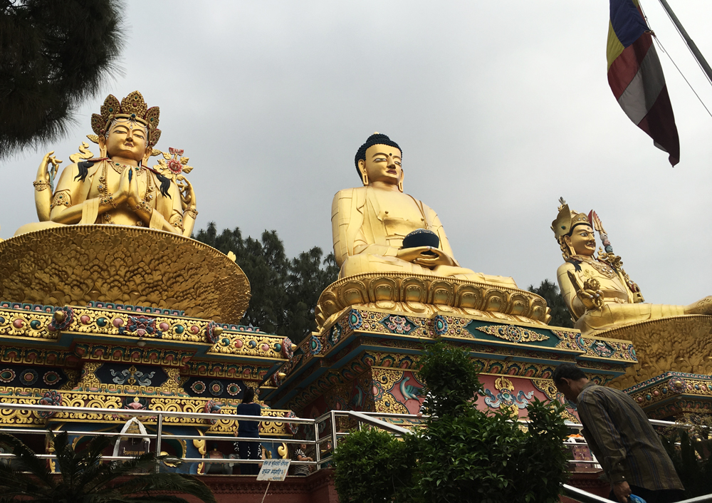 Swayumbh Park (or Buddha Park) near Kathmandu, Nepal
