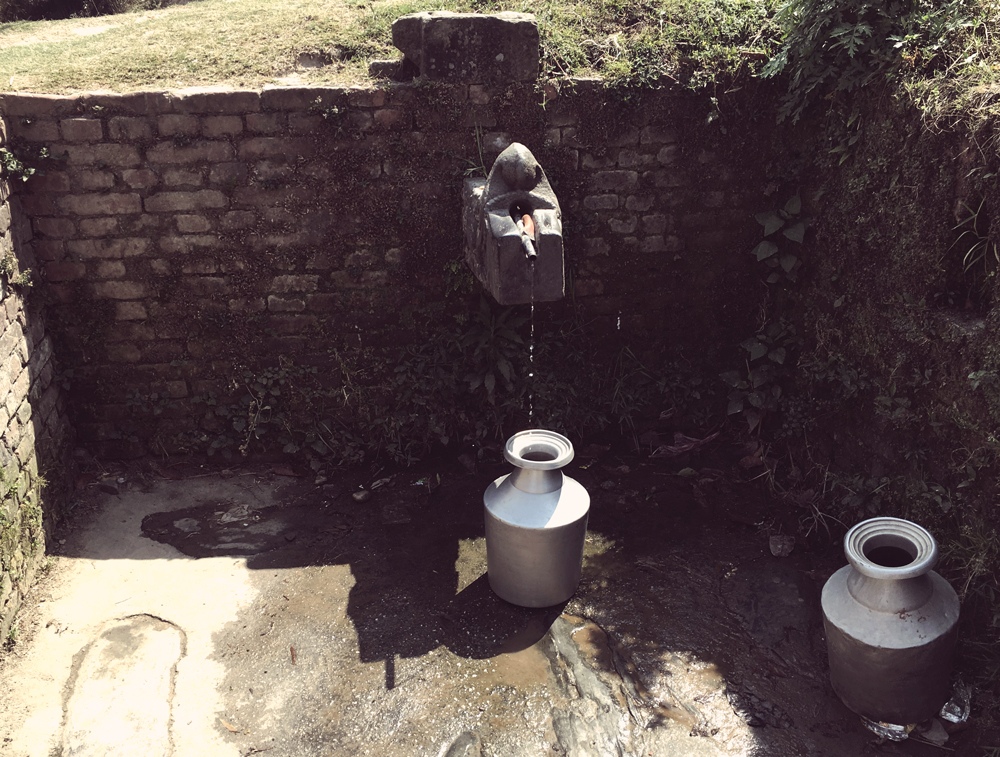 One of many trickle wells in the area.