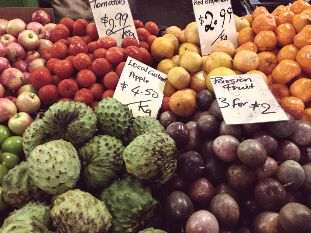 Local produce in Cairns, Australia