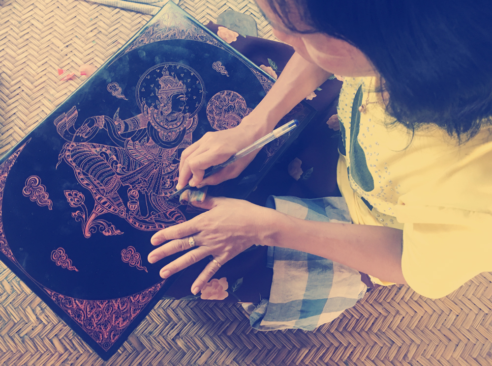 Lacquerware is super labor intensive. 