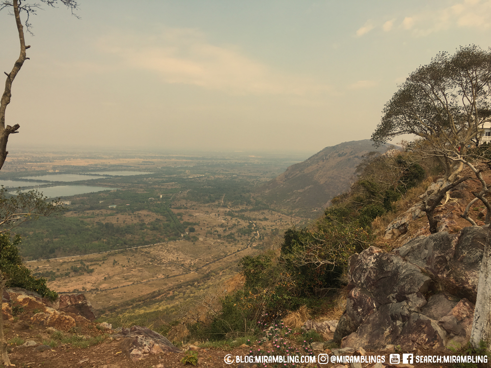 View from the top in Rajgir