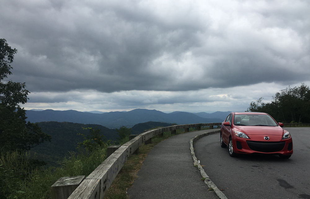 Just me & Mirazda cruising through the mountains