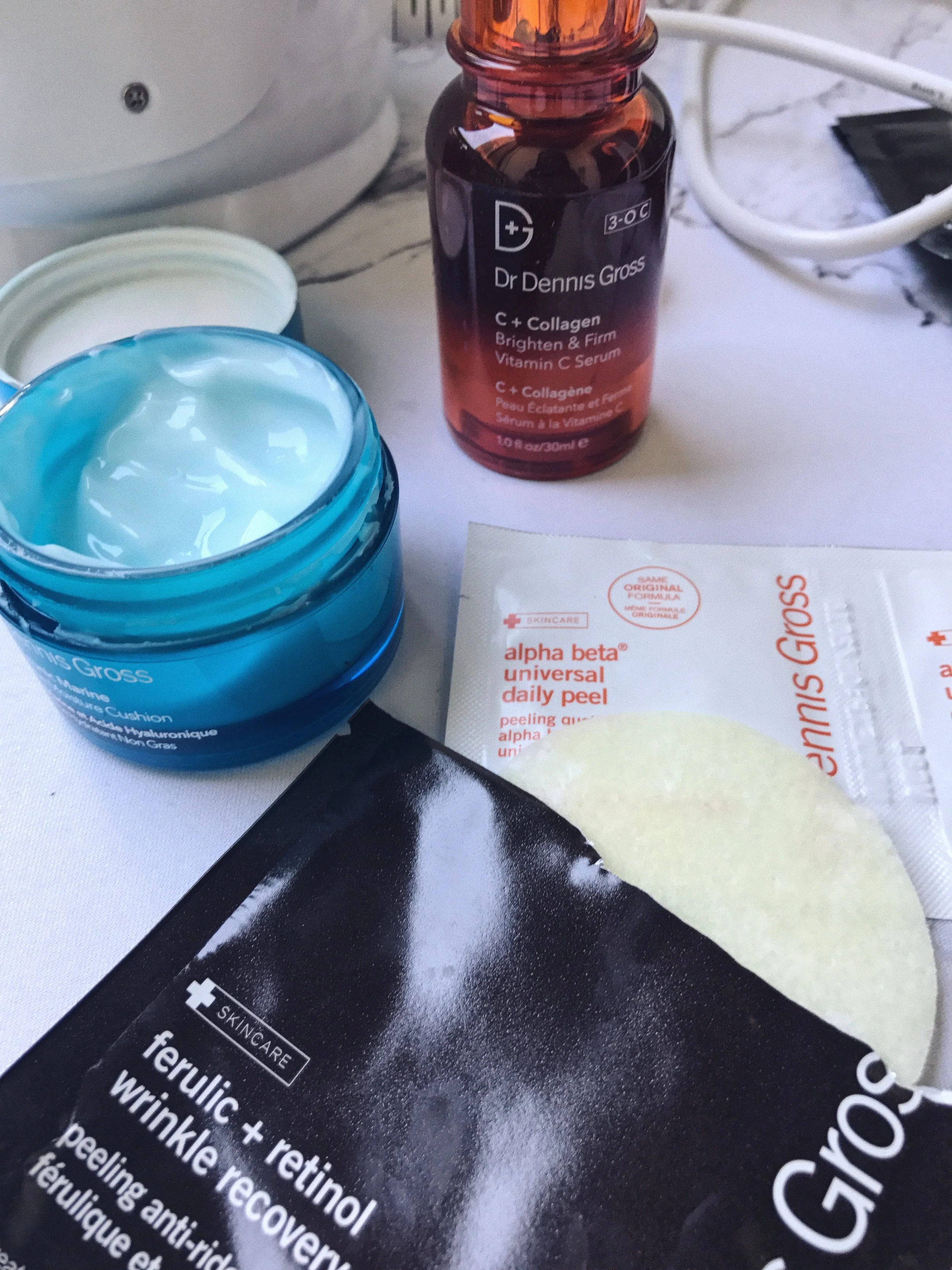 dr dennis gross peel pads and retinol