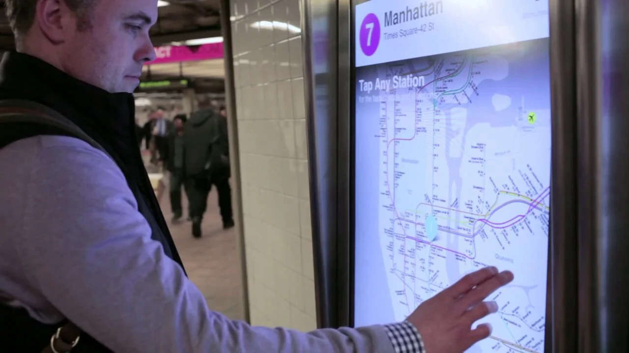 New York City MTA "On the Go" Information Kiosks