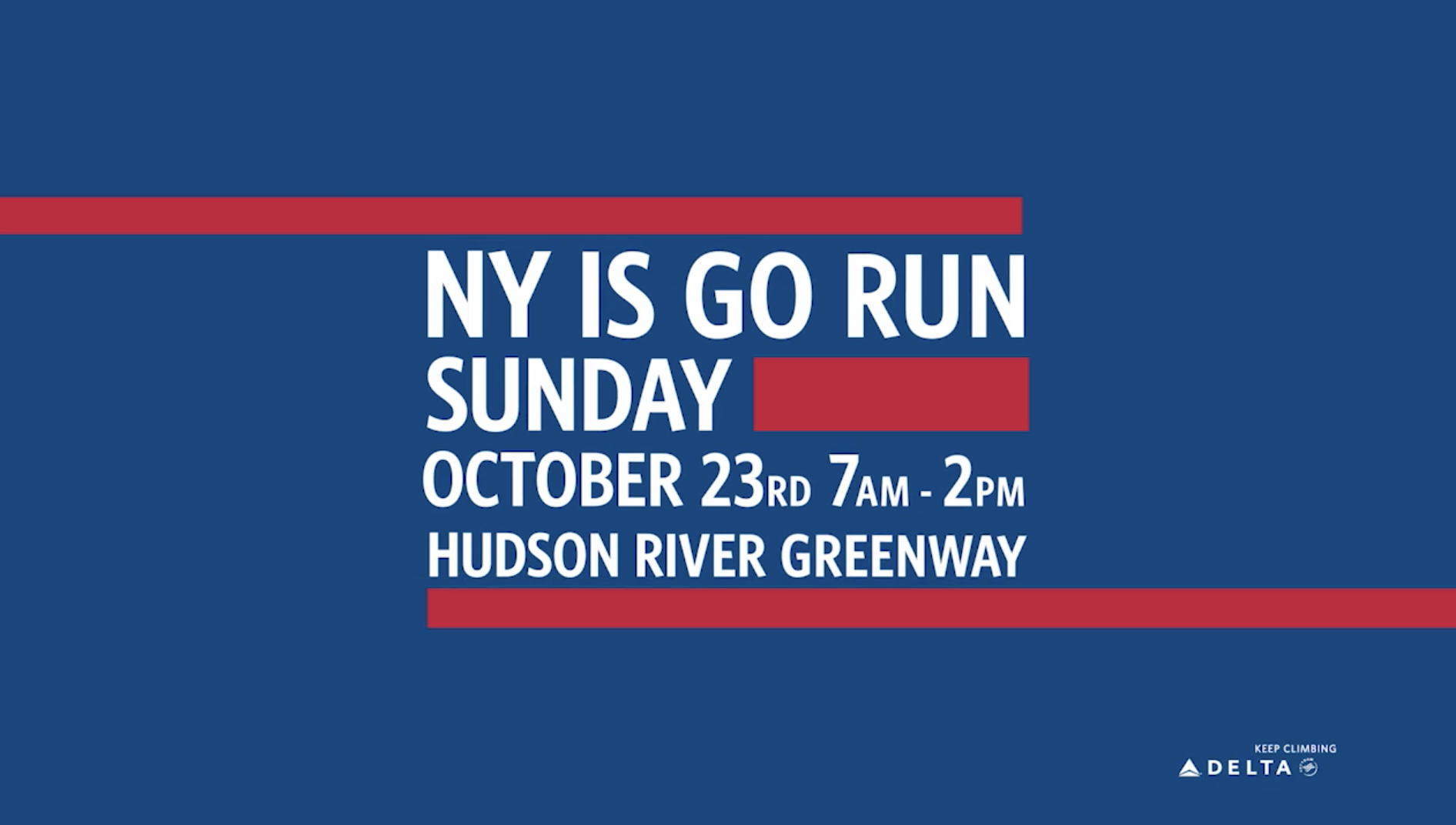 NY IS GO Run: Animated Spot