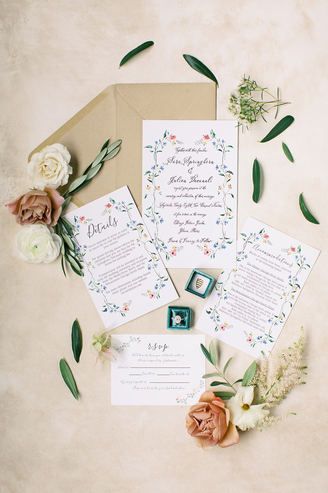 Modern Bohemian Garden Wedding Heirloom Event Co Chicago