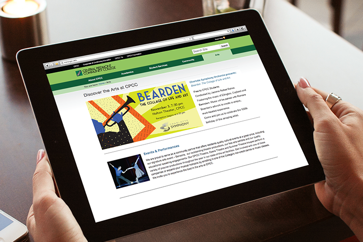  Website page concept. 
