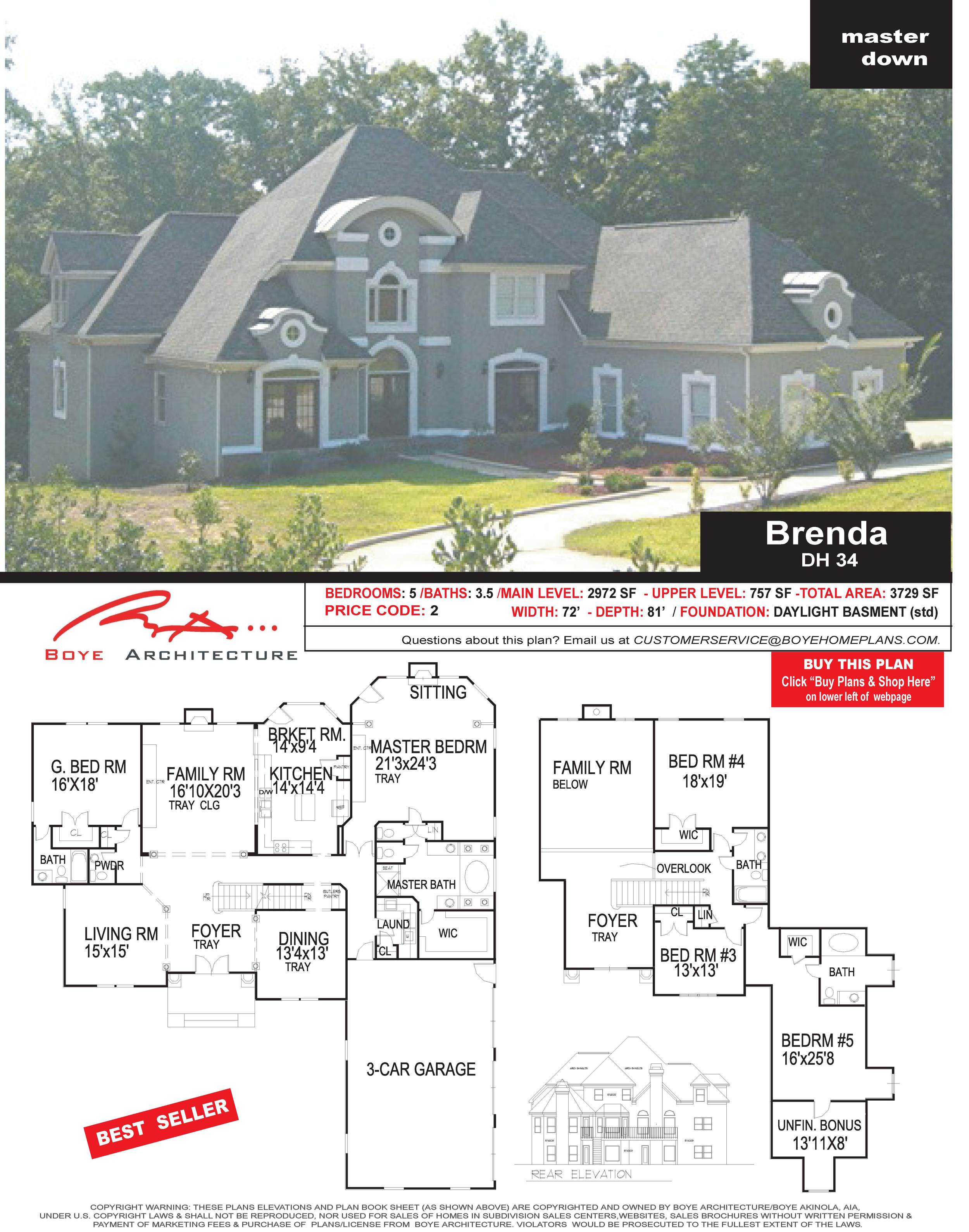 BRENDA Custom Home Design House Plans Boye Home Plans BRENDA Custom Home Design House Plans Boye Home Plans