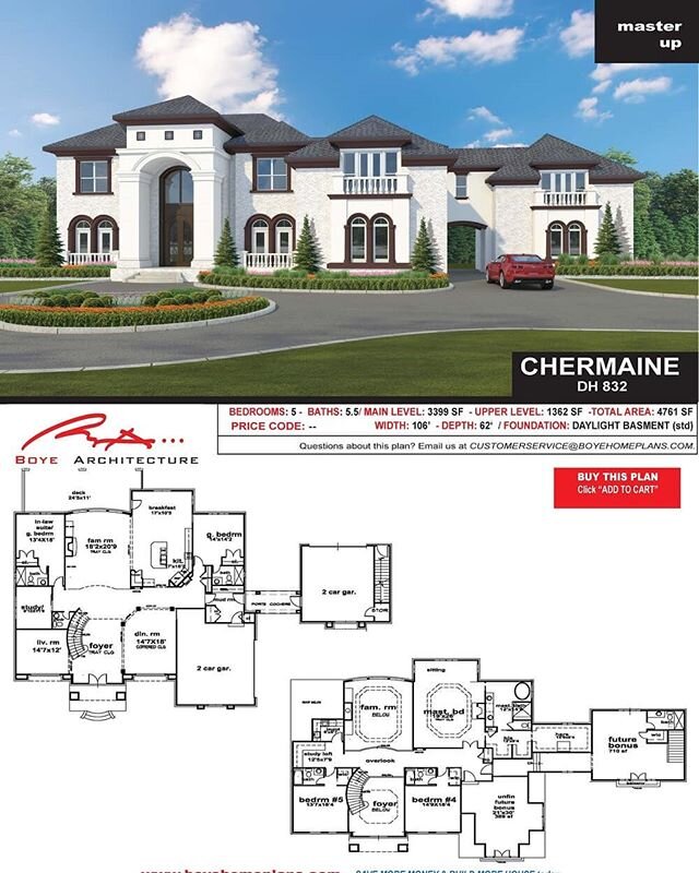 Looking to build your dream home this summer? CHERMAINE custom home plan is a brand new  fresh European luxury custom home straight from the Boye Creative Design Lab at home! Designed by award-winning Atlanta/Lagos Architect Boye and his creative tea