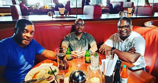 Having late lunch business meeting with @octhereal_one and @laredge111 in Buckhead Atlanta area.