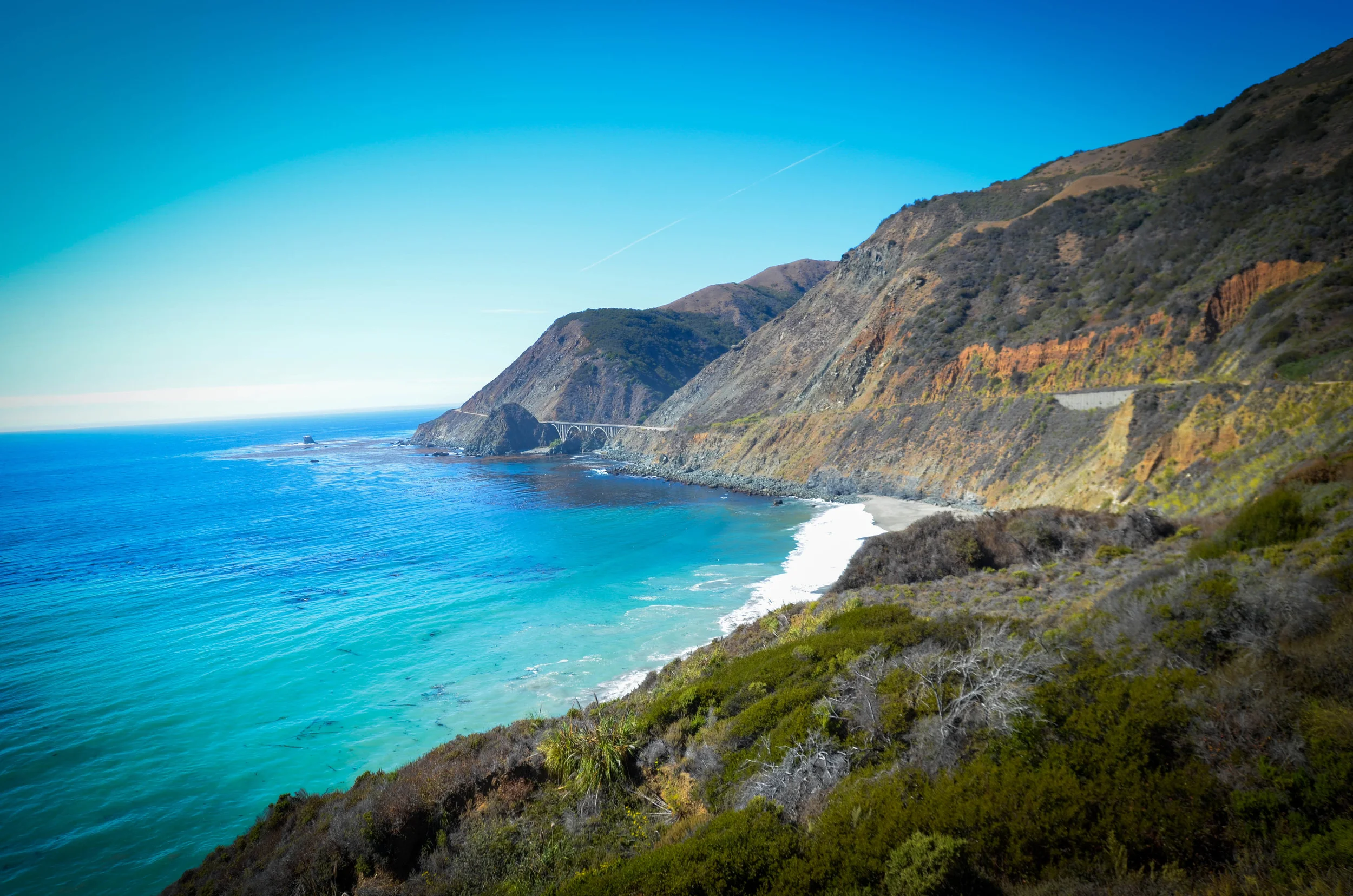 There were lots of roadside stops to take pictures on our way to Big Sur.