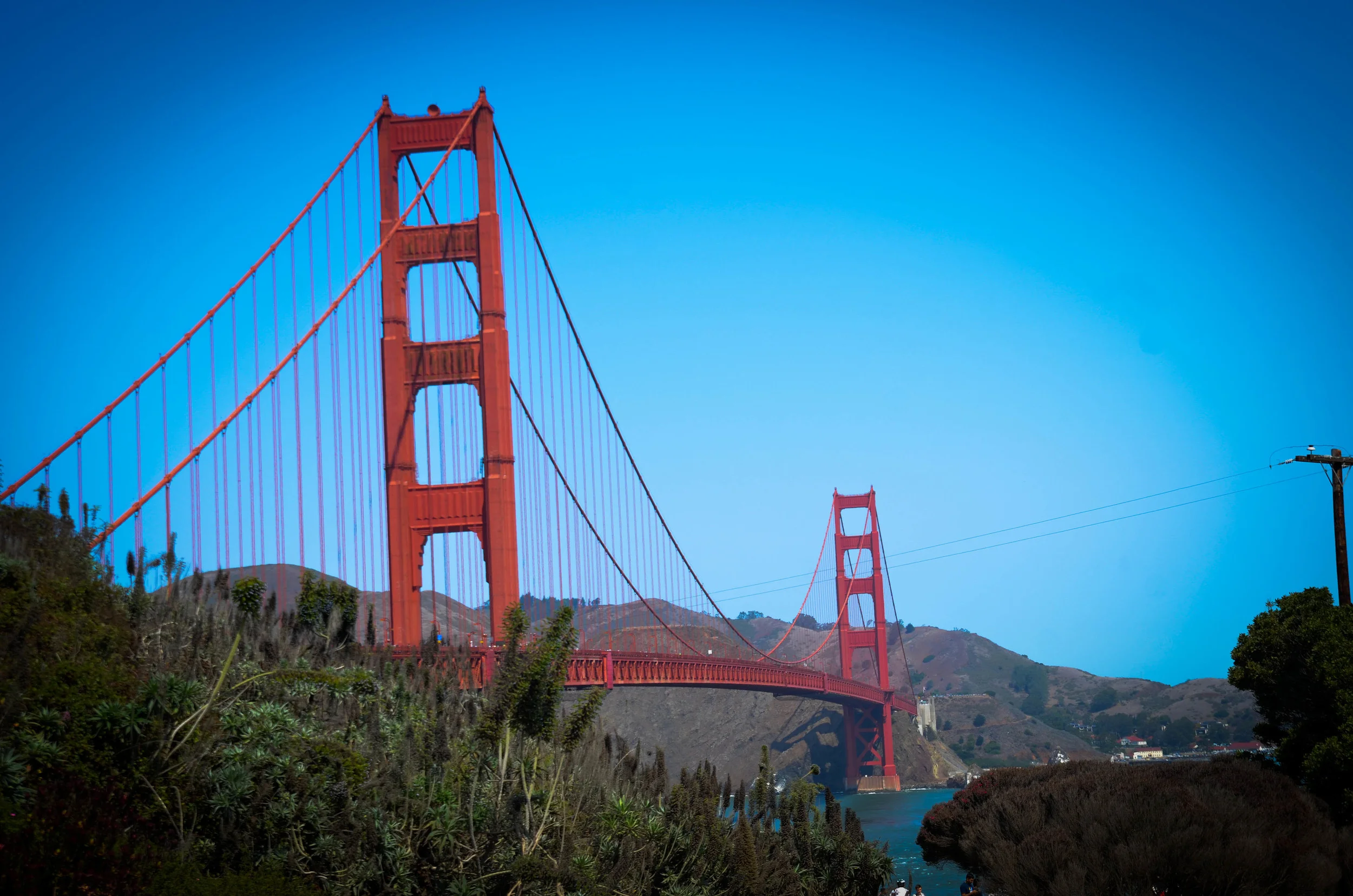 Our last stop was San Francisco, so it was only natural that we checked out the Golden Gate Bridge. 