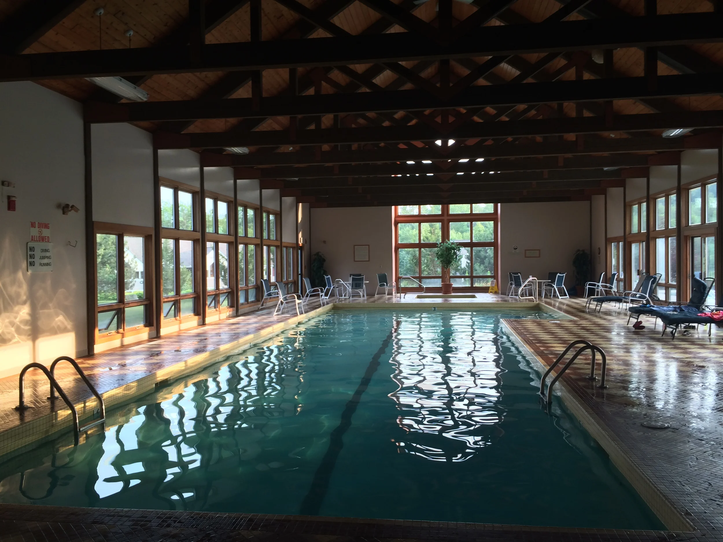 Inside pool at Forest Ridge Sports Club
