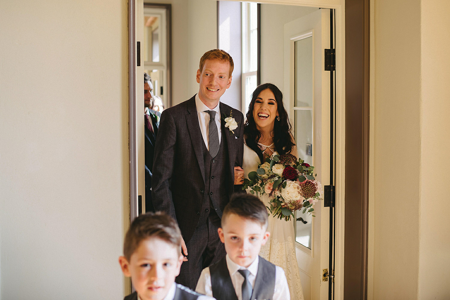  The Carriage Rooms at Montalto Wedding Photos. Humanist Wedding Northern Ireland 