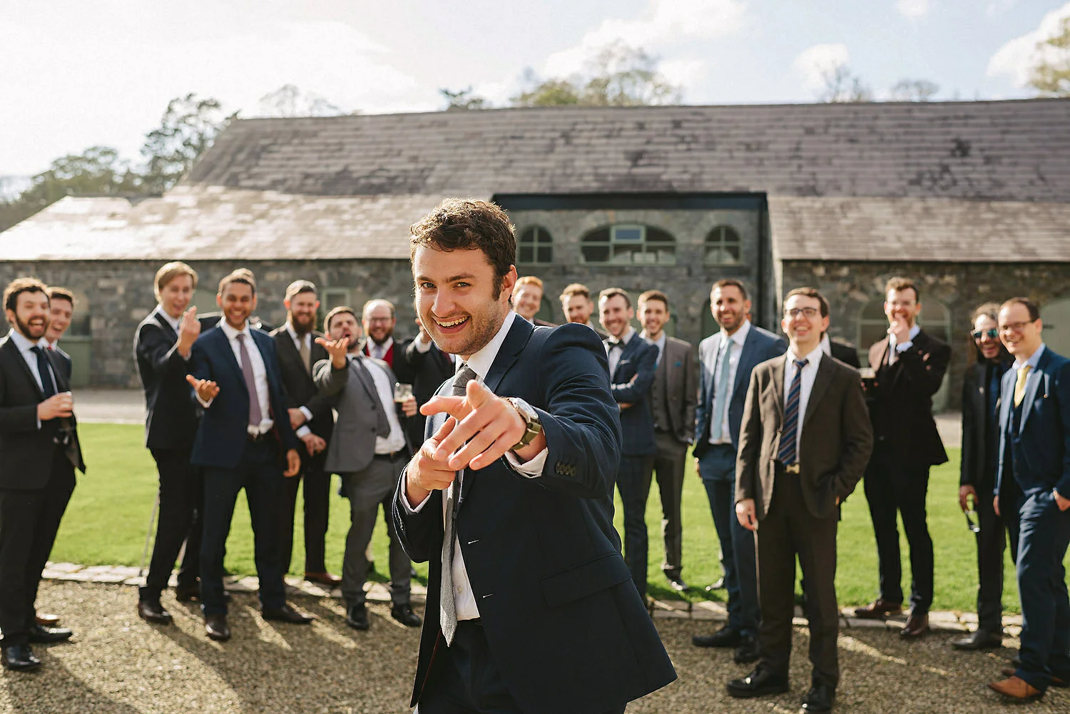 The Carriage Rooms at Montalto Wedding Photos. Humanist Wedding Northern Ireland 