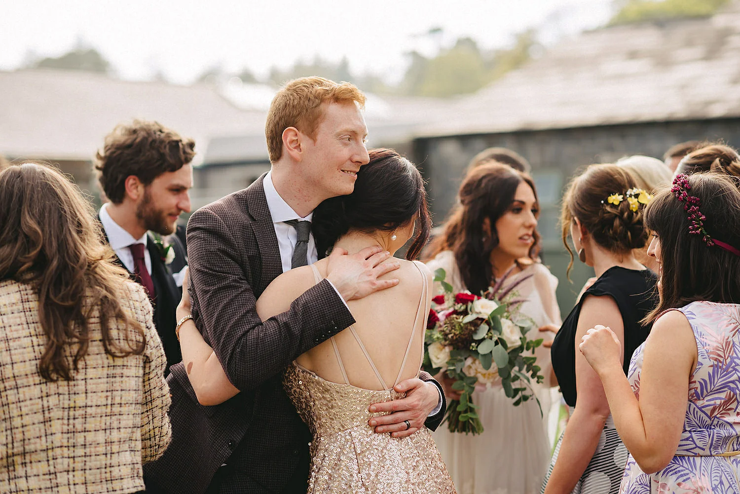  The Carriage Rooms at Montalto Wedding Photos. Humanist Wedding Northern Ireland 