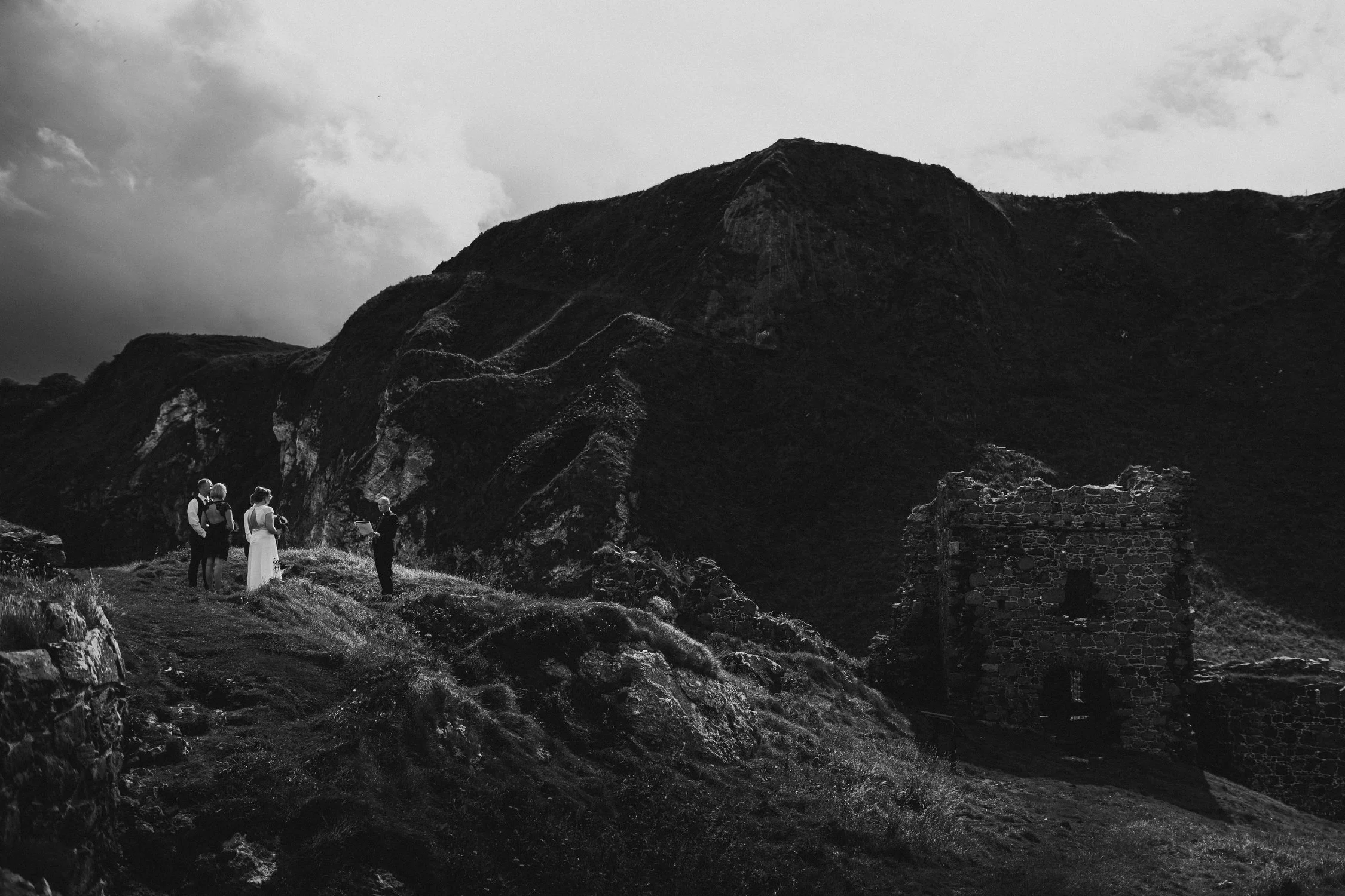  Kinbane Castle Irish Elopement photos 