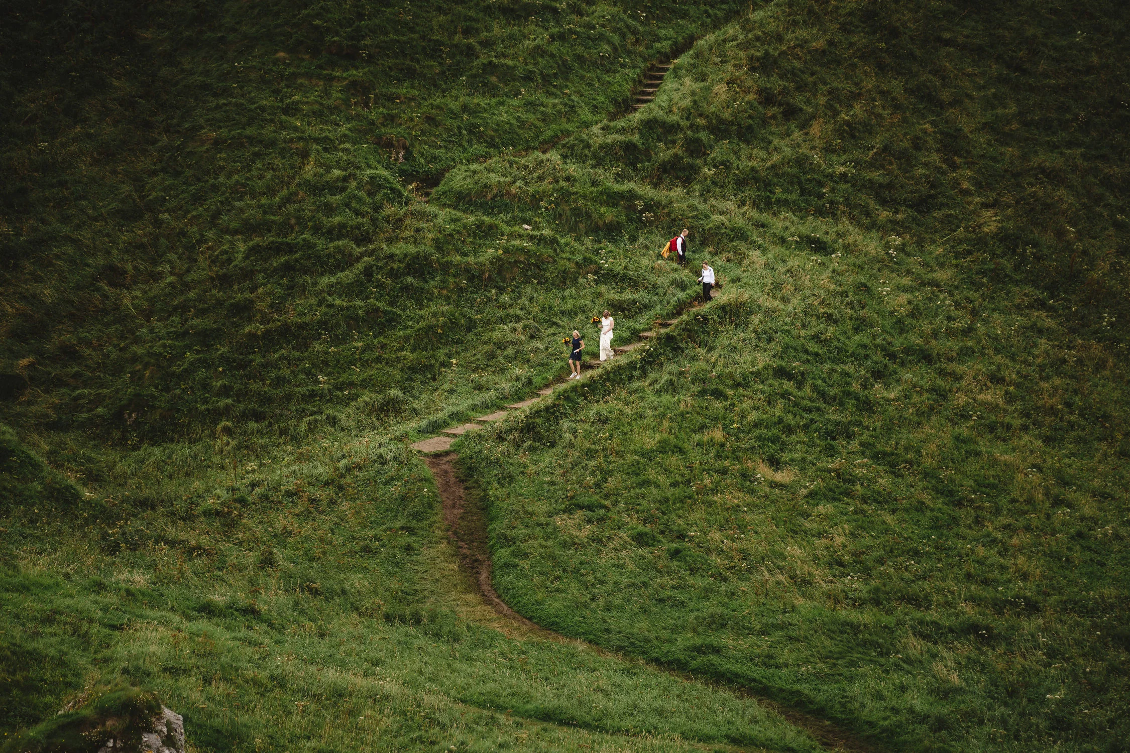  Kinbane Castle Irish Elopement photos 
