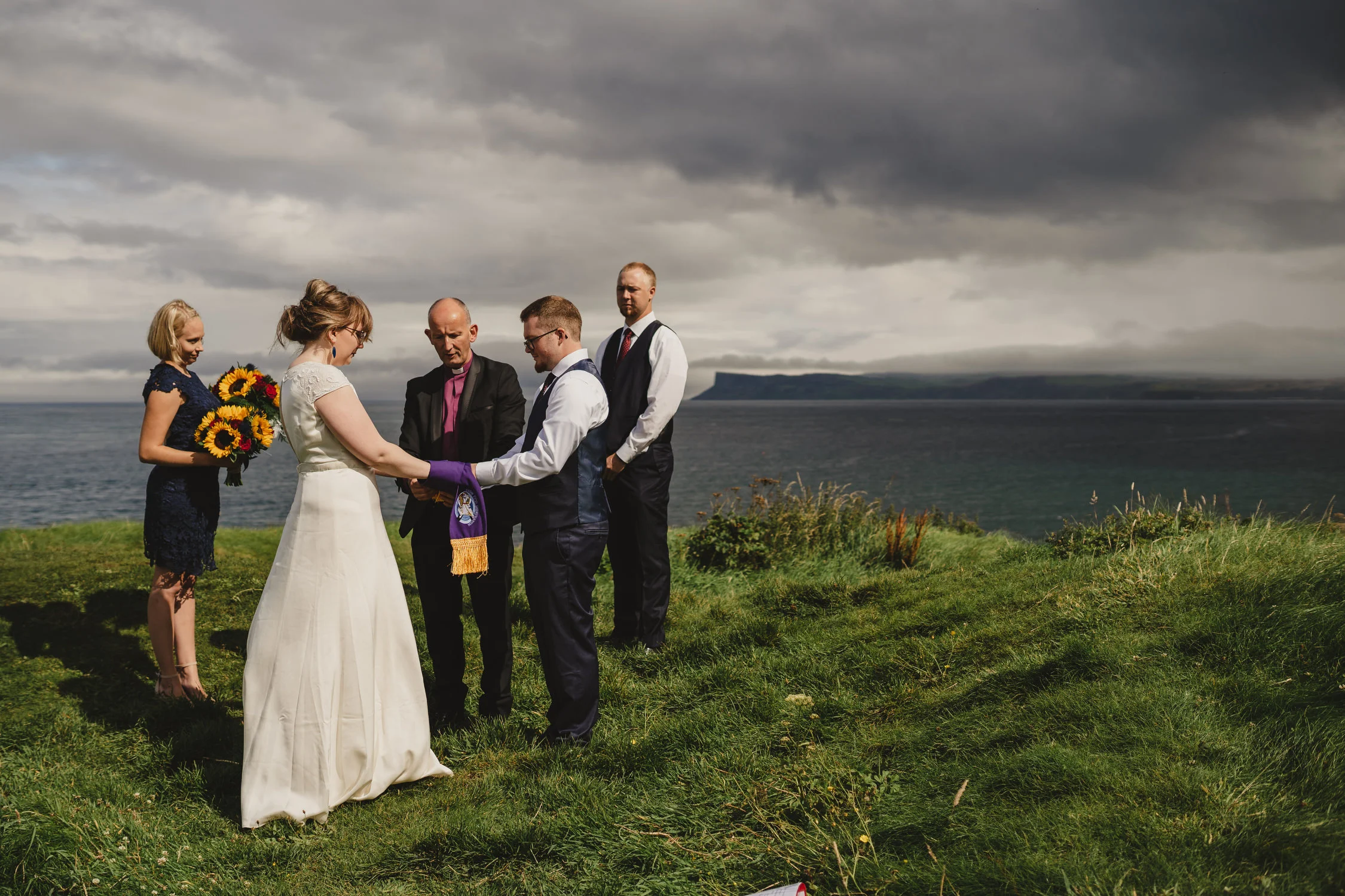  Kinbane Castle Irish Elopement photos 