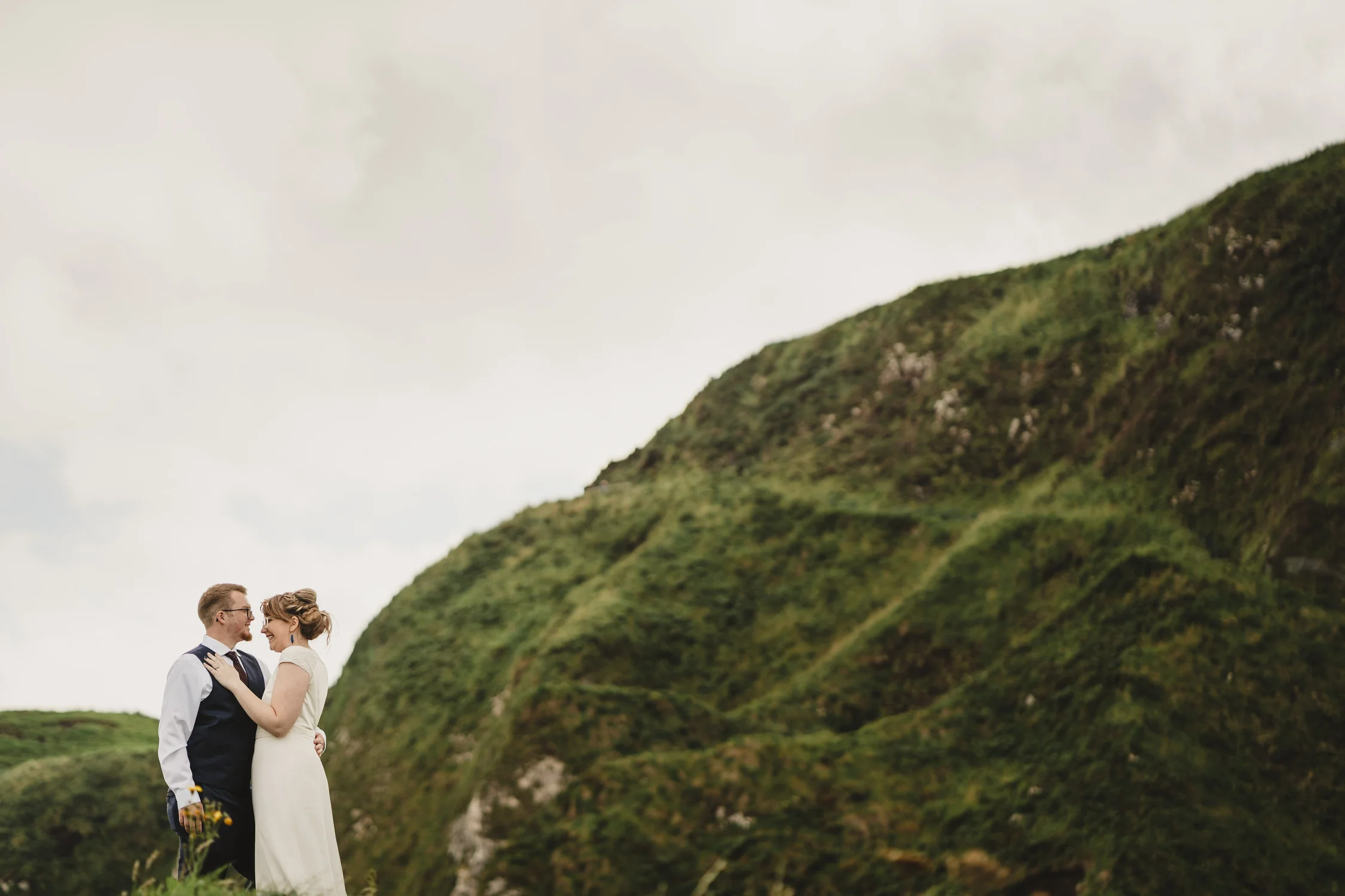  Kinbane Castle Irish Elopement photos 