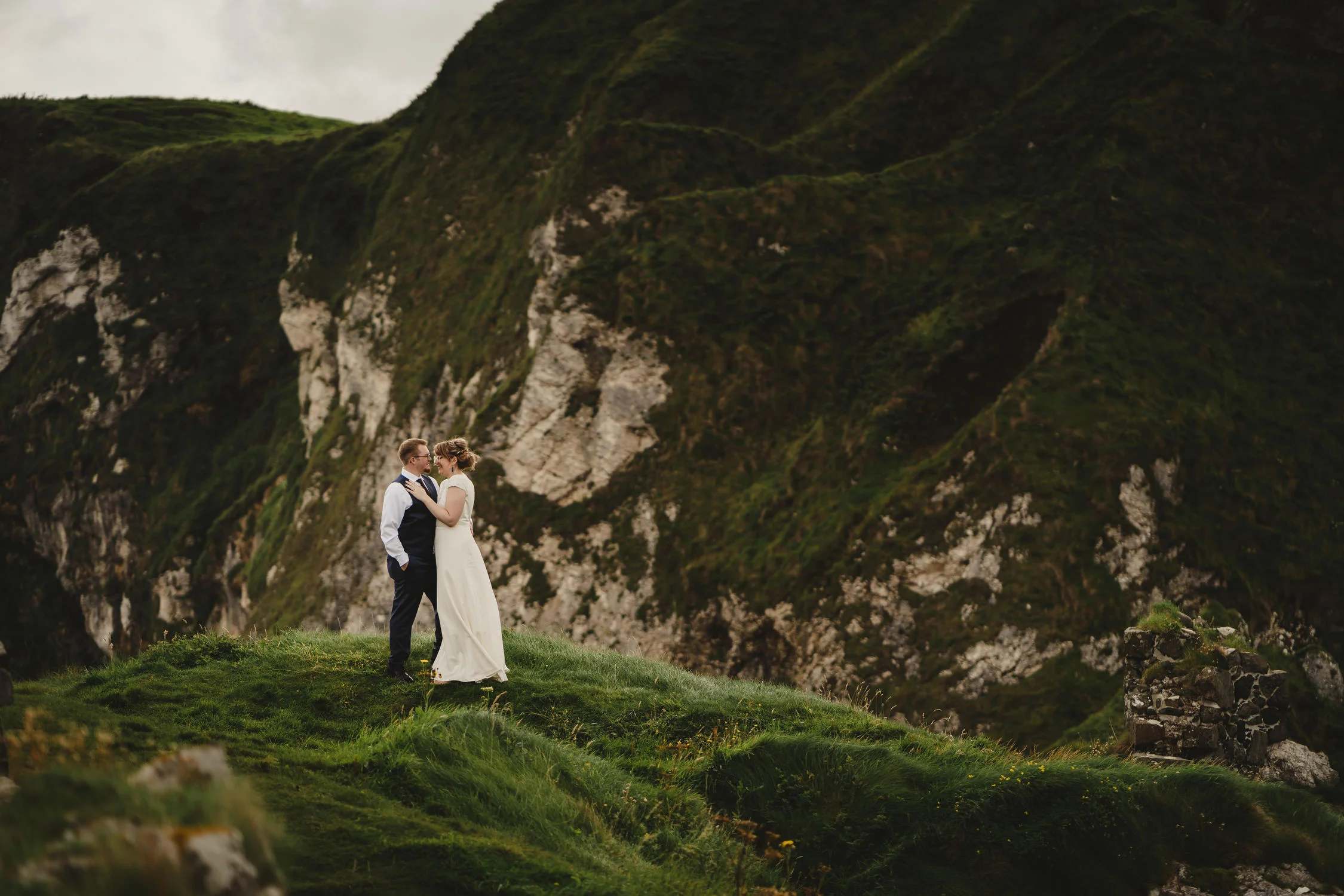  Kinbane Castle Irish Elopement photos 