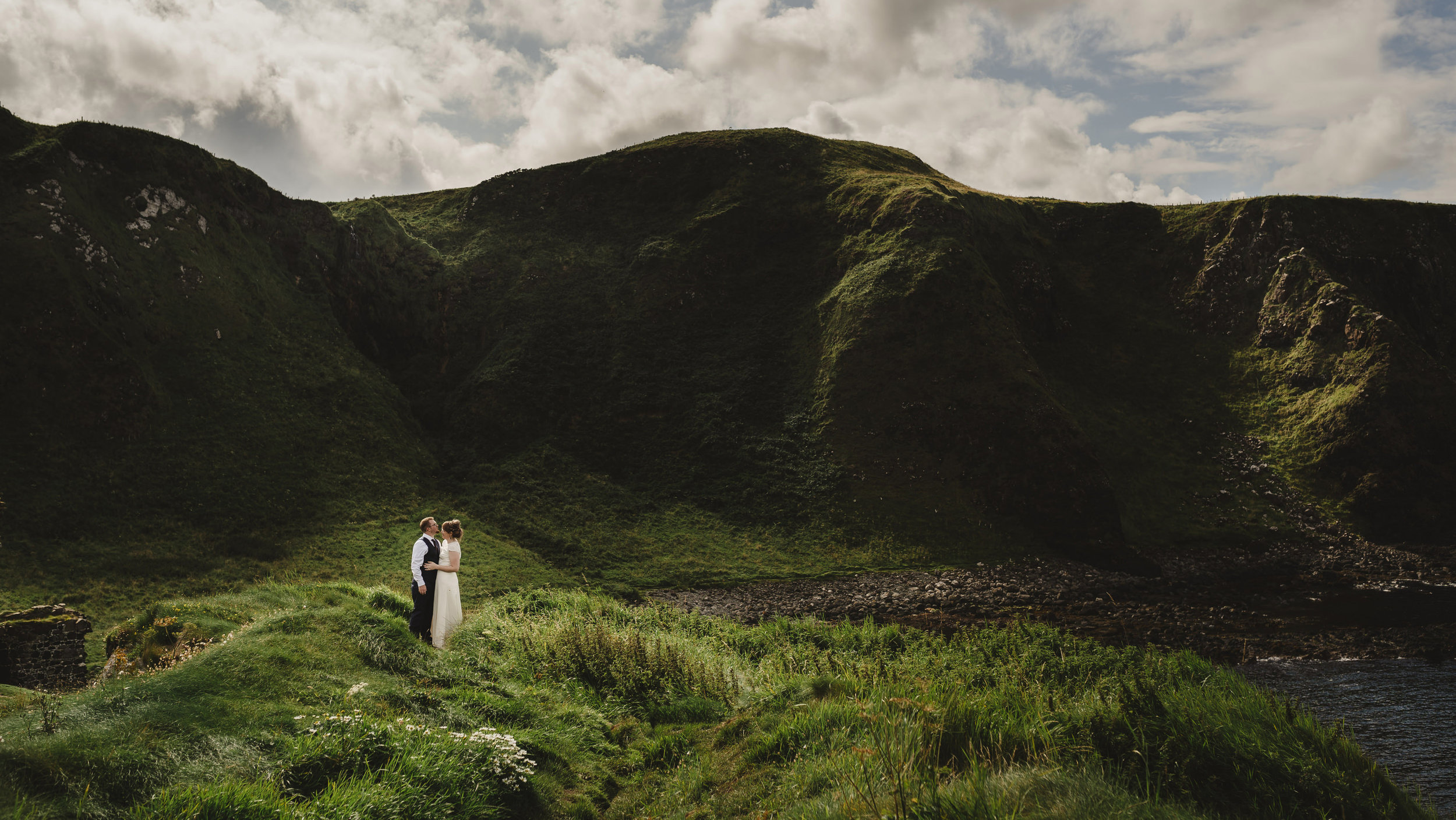  Kinbane Castle Irish Elopement photos 
