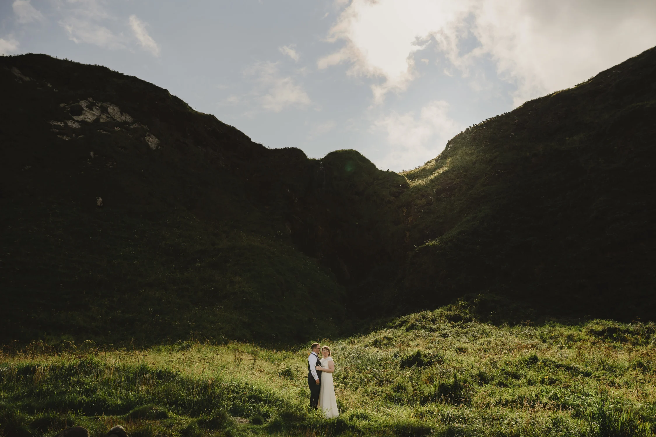  Kinbane Castle Irish Elopement photos 