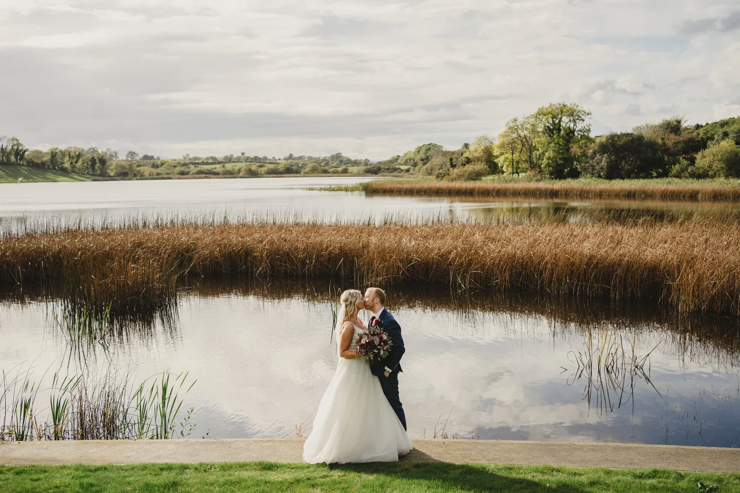  Melissa and PaulÕs autumn wedding at Ballydugan Mill in Downpatrick. 