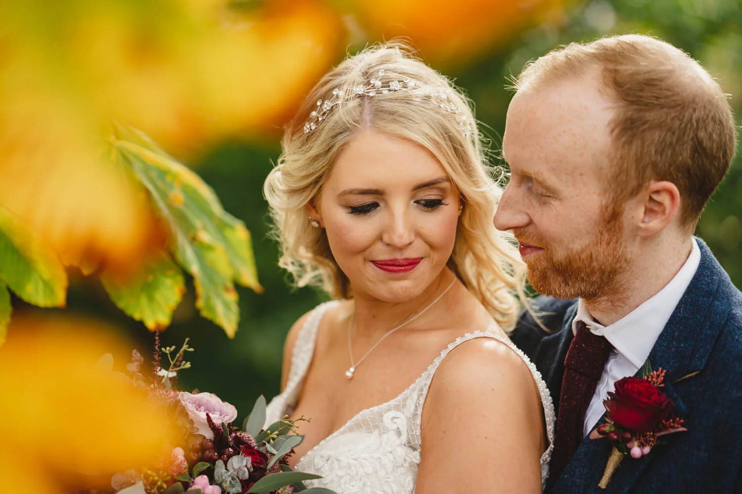  Melissa and PaulÕs autumn wedding at Ballydugan Mill in Downpatrick. 