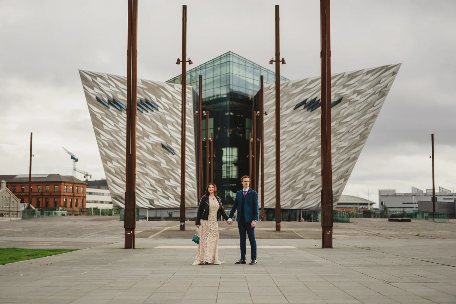  Stephanie and Richard’s wedding in SS Nomadic at Titanic Quarter Belfast wedding photos. 