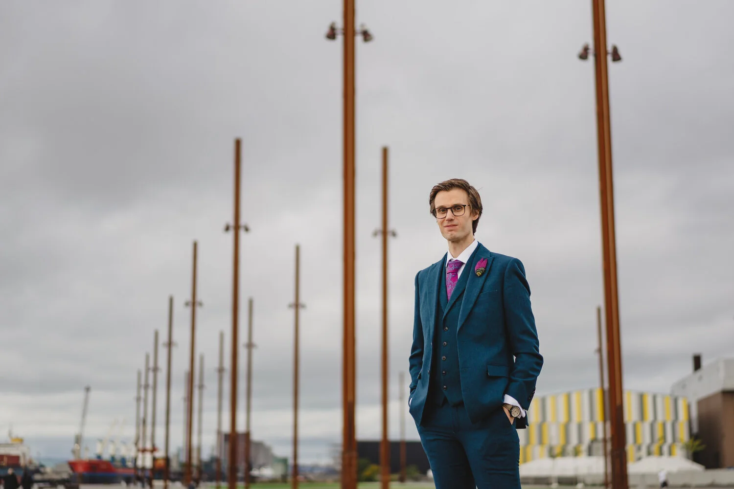  Stephanie and Richard’s wedding in SS Nomadic at Titanic Quarter Belfast wedding photos. 