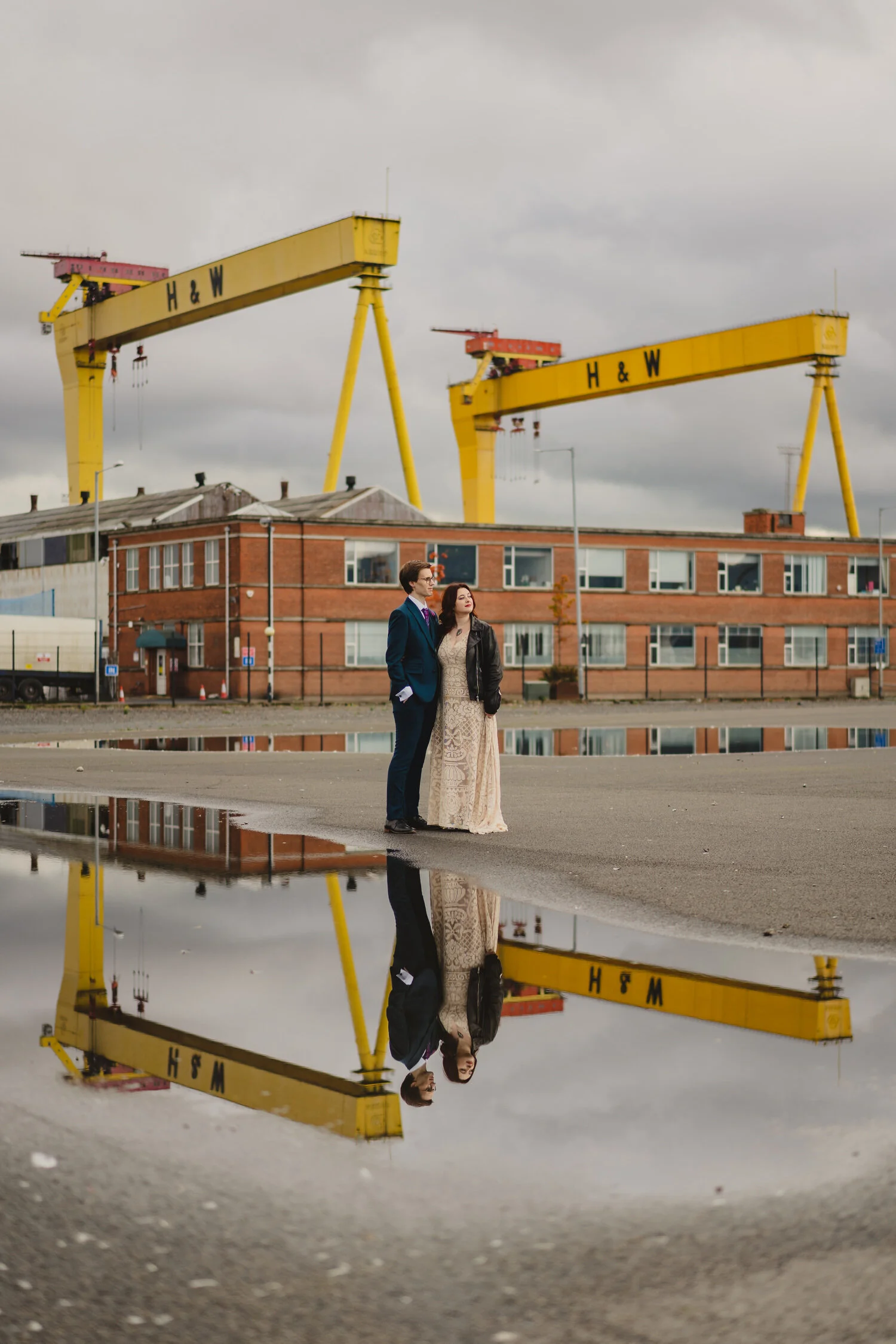  Stephanie and Richard’s wedding in SS Nomadic at Titanic Quarter Belfast wedding photos. 