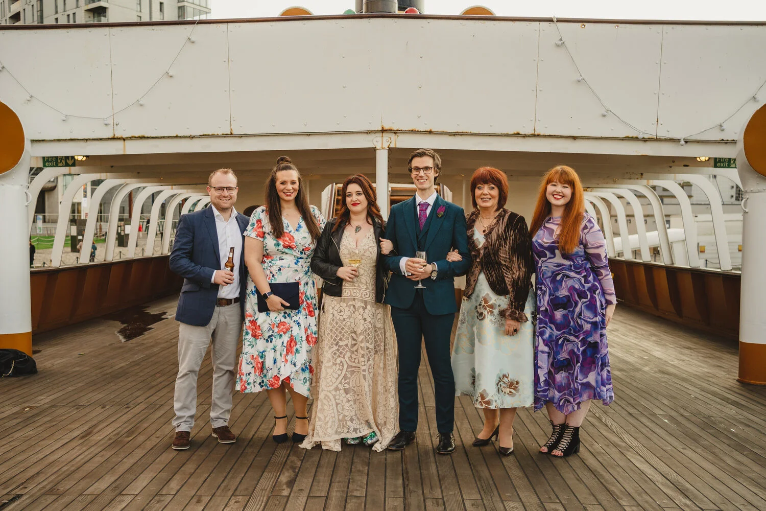  Stephanie and Richard’s wedding in SS Nomadic at Titanic Quarter Belfast wedding photos. 