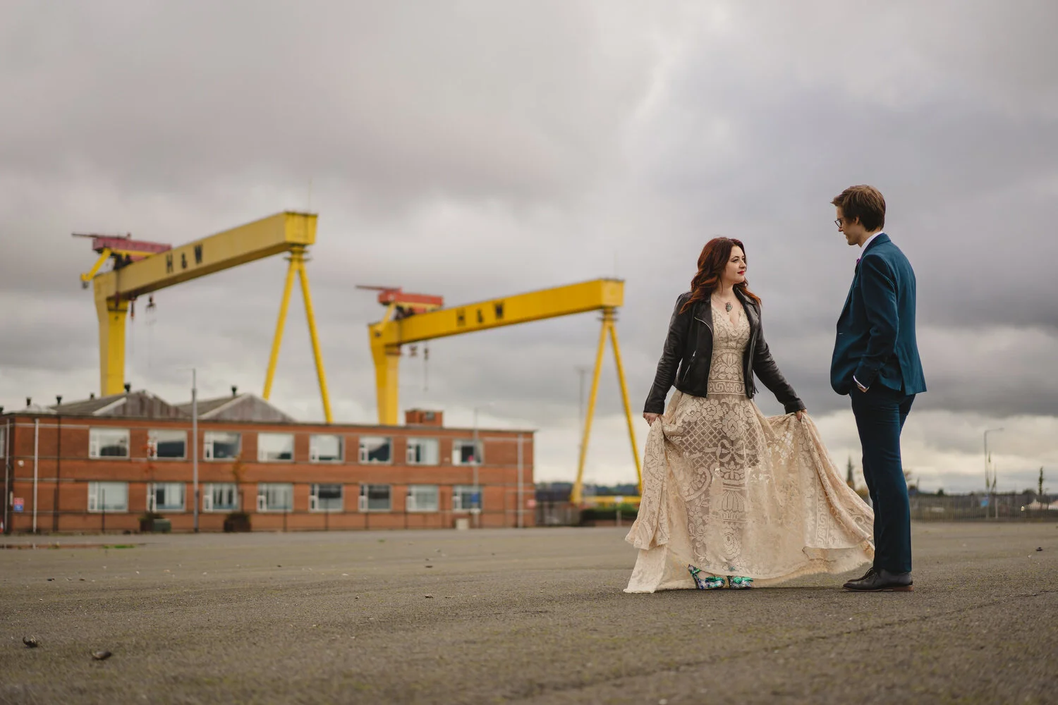  Stephanie and Richard’s wedding in SS Nomadic at Titanic Quarter Belfast wedding photos. 