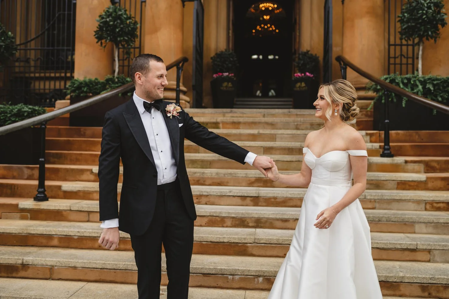  Jack McGarry and Katie Marino’s Wedding in Larchfield, Lisburn with Photographs in Belfast’s Cathedral Quarter, The Duke of York and the Merchant Hotel. Katie wore a gorgeous dress by Karen Willis Holmes, while Jack dressed in a black tie. Flowers w