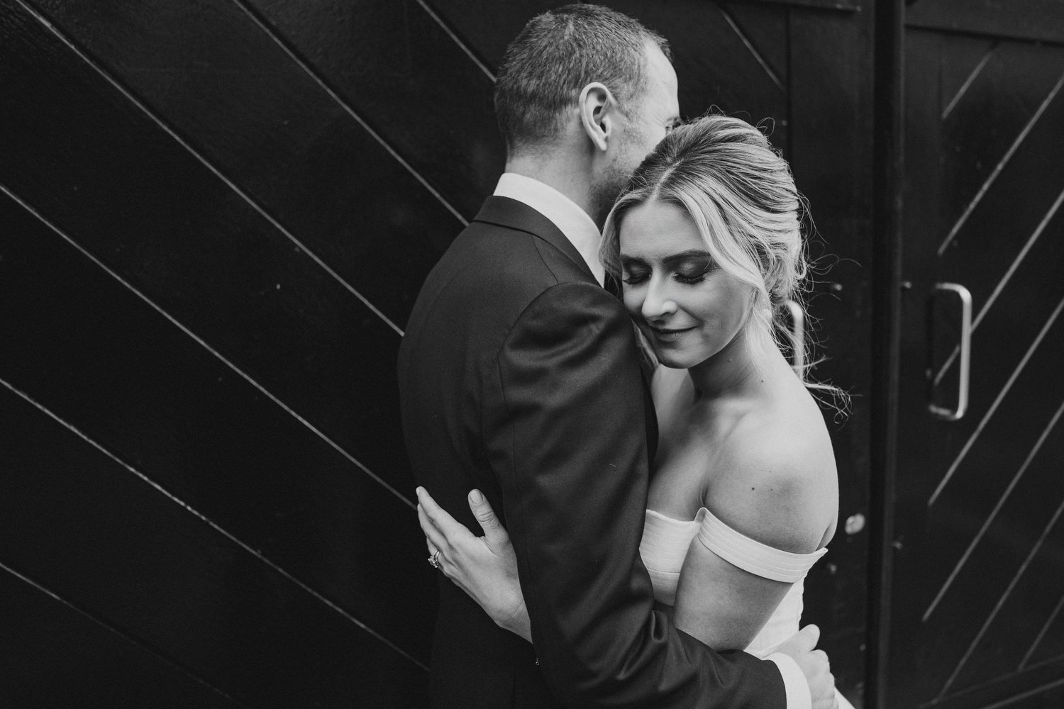  Jack McGarry and Katie Marino’s Wedding in Larchfield, Lisburn with Photographs in Belfast’s Cathedral Quarter, The Duke of York and the Merchant Hotel. Katie wore a gorgeous dress by Karen Willis Holmes, while Jack dressed in a black tie. Flowers w