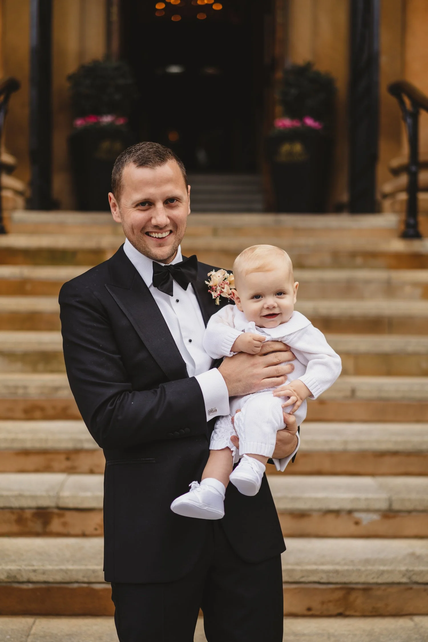 Jack McGarry and Katie Marino’s Wedding in Larchfield, Lisburn with Photographs in Belfast’s Cathedral Quarter, The Duke of York and the Merchant Hotel. Katie wore a gorgeous dress by Karen Willis Holmes, while Jack dressed in a black tie. Flowers w